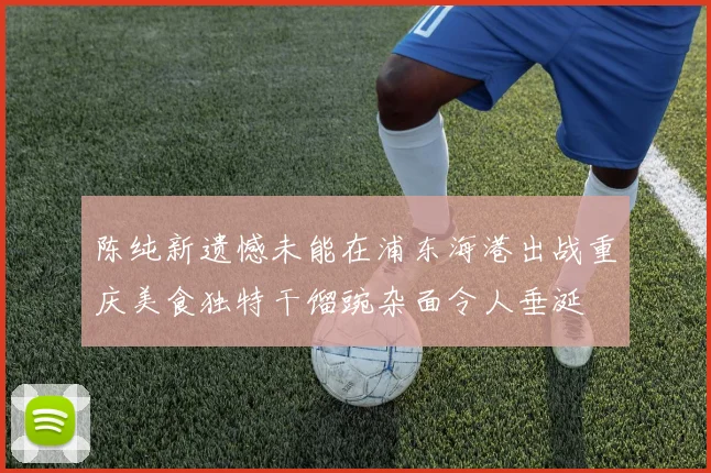 陈纯新遗憾未能在浦东海港出战重庆美食独特干馏豌杂面令人垂涎